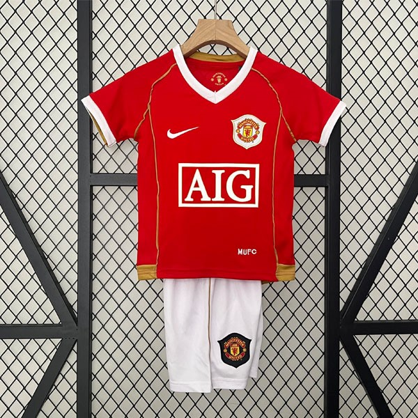 Camiseta Manchester United Replica Primera Ropa Retro Niño 2006 2007